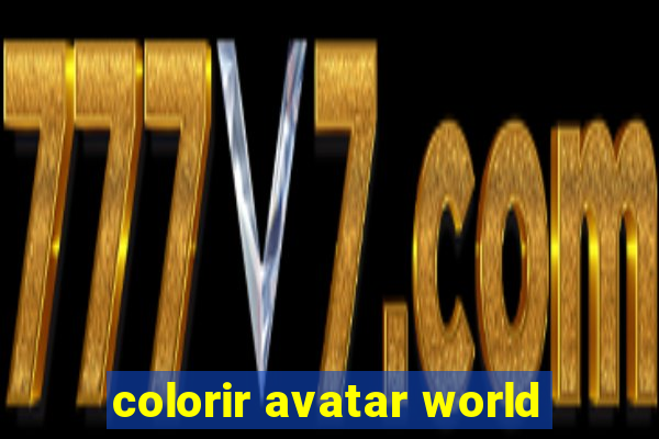 colorir avatar world